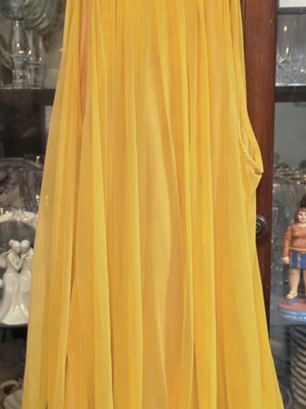 Nicole Miller Top in Yellow & Black Size 14 Like New
